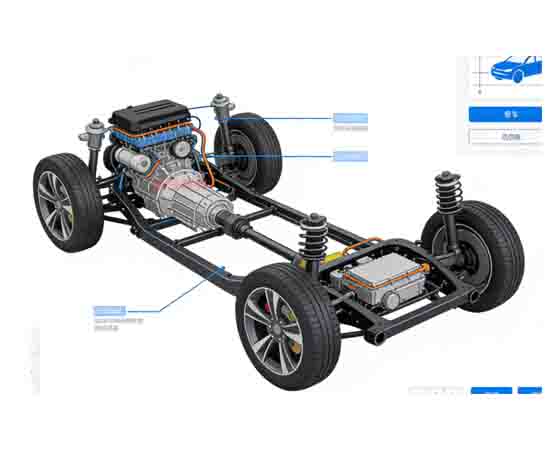 新能源（純電動(dòng)）汽車(chē)結構認知原理與拆裝虛擬仿真軟件